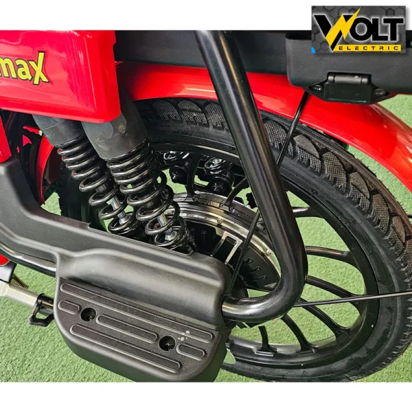 Двуместен електрически скутер с педали bullmax fly 20" джанти, 750w, red
