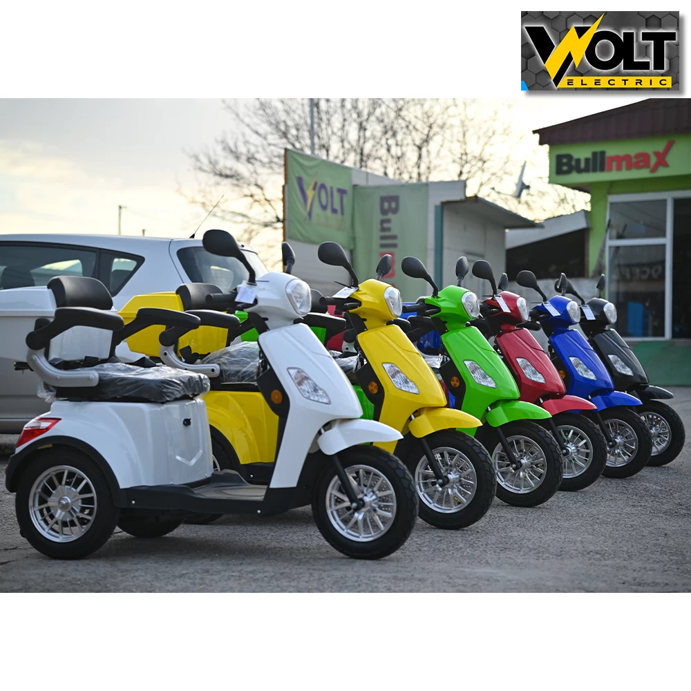 Луксозна електрическа триколка volt electric fm1, white, 1500w, 20ah, плавен старт, аудио система и аларма, с рекуперация и магнитна спирачка