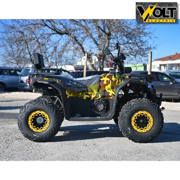 atv bullmax intruder 250cc, лебедка, теглич, r/n/d автоматик, full екстри, yellow camo