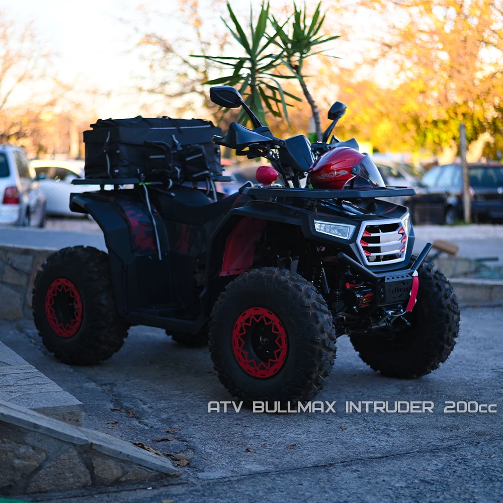 atv bullmax intruder 200cc, лебедка, теглич, подгрев на ръкохватките, red camouflage