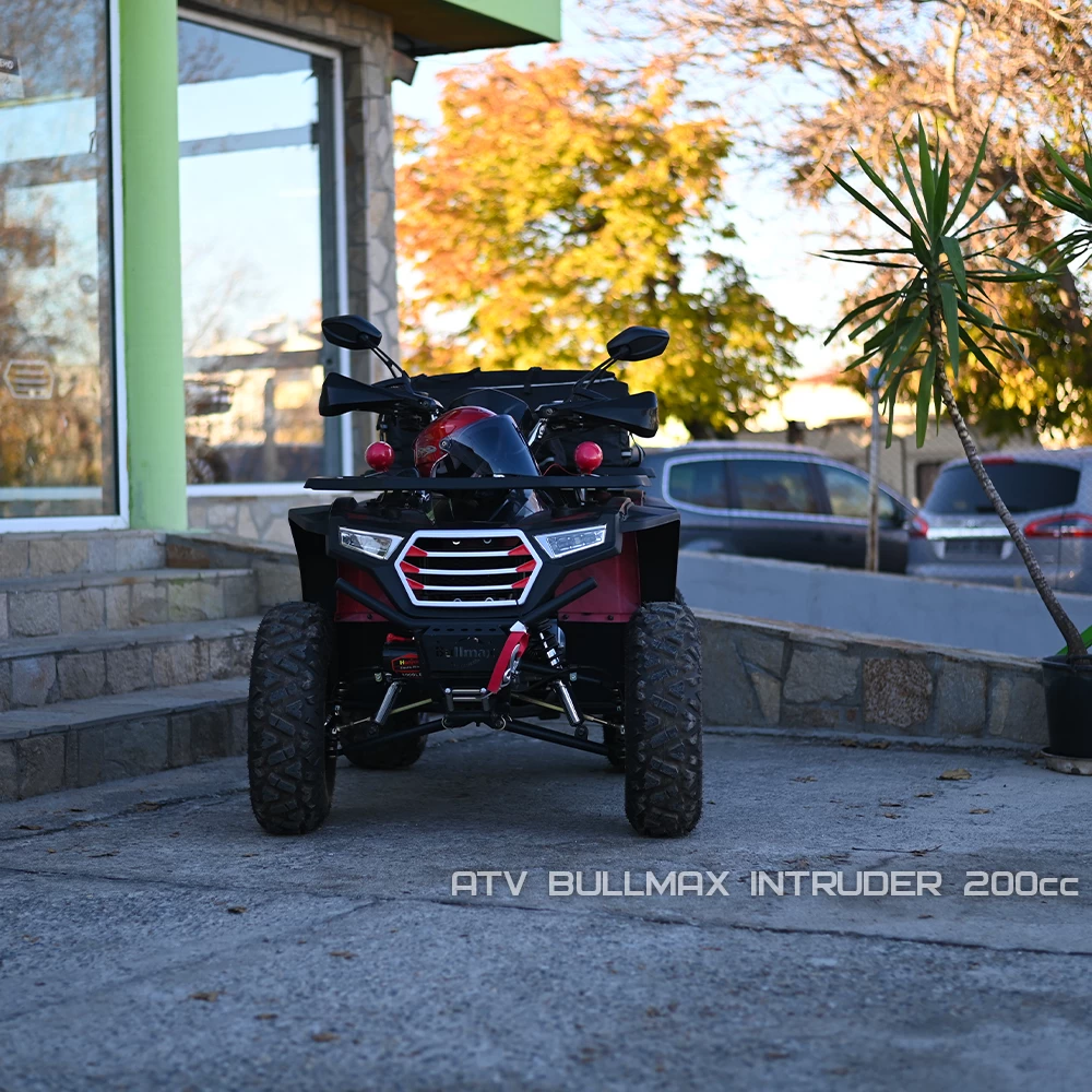atv bullmax intruder 200cc, лебедка, теглич, подгрев на ръкохватките, red camouflage