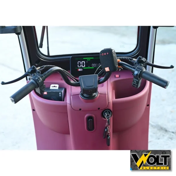 Двуместна електрическа триколка с покрив bullmax cruizer