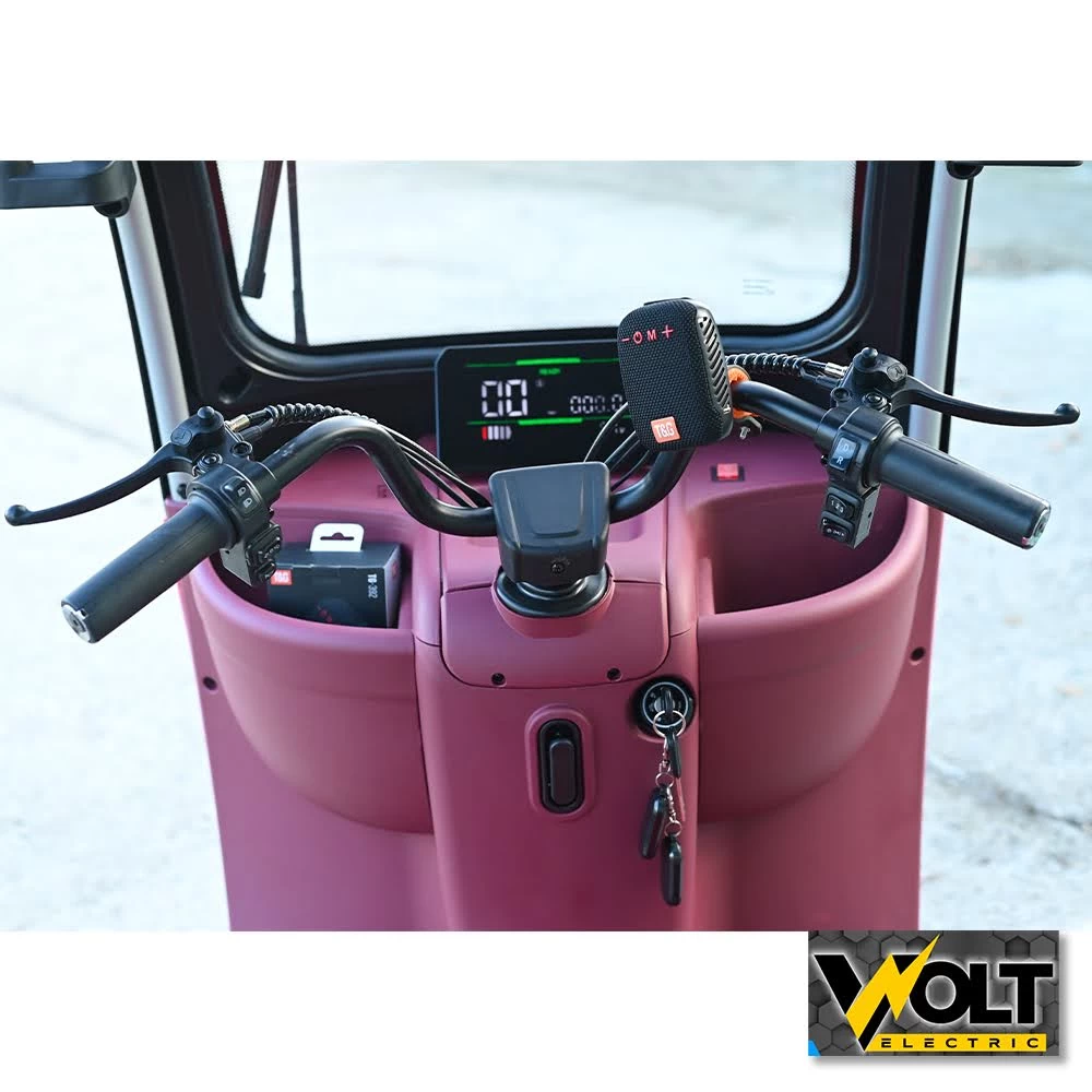 Двуместна електрическа триколка с покрив bullmax cruizer