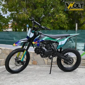 Кросов мотор 125cc, 85км/ч, 7kw, ip54, 19" предни гуми, зелен