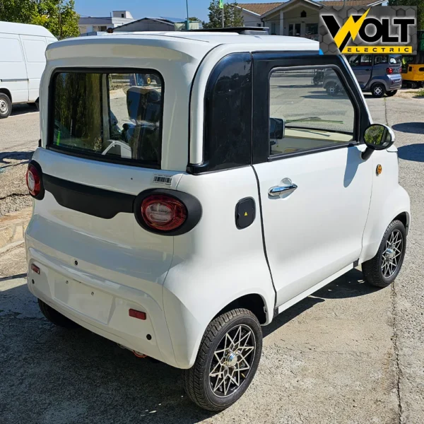 Електрически автомобил bullmax bn603, eec, l6e, 3000w, 72v, 105ah литиева батерия, бял