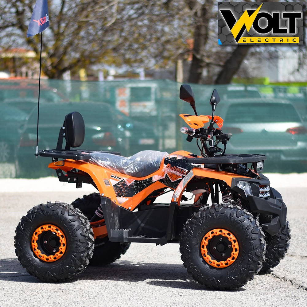 Електрическо atv bullmax wasp 2000w, 60v, 20ah orange