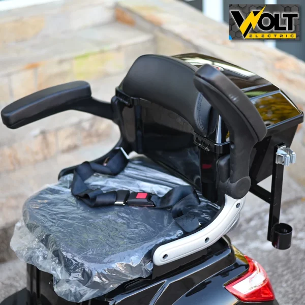 Електрическа четириколка volt electric fm4 led с магнитна спирачка и рекуперация black