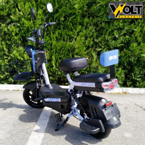 Електрически скутер мотопед с педали max motors super crown 750w, 20ah, без регистрация