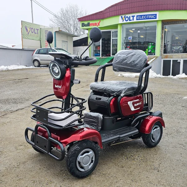 Електрическа четириколка bullmax a9, рекуперация, магнитна спирачка, 1500w, 48v/20ah