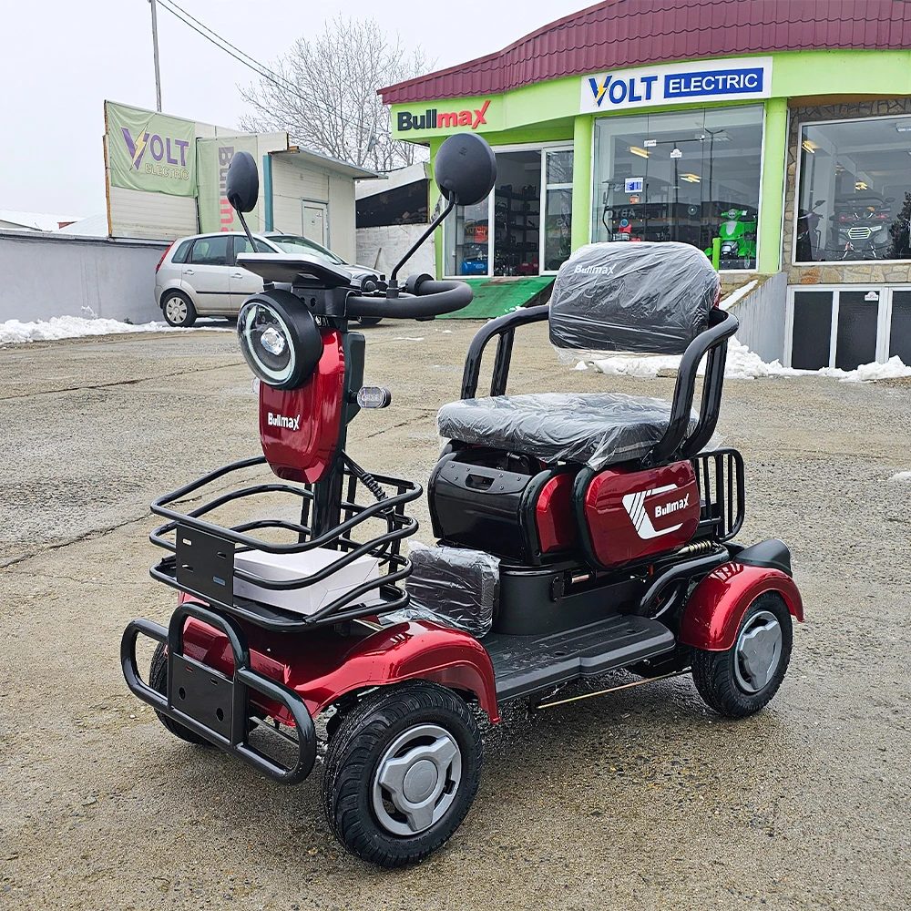 Електрическа четириколка bullmax a9, рекуперация, магнитна спирачка, 1500w, 48v/20ah