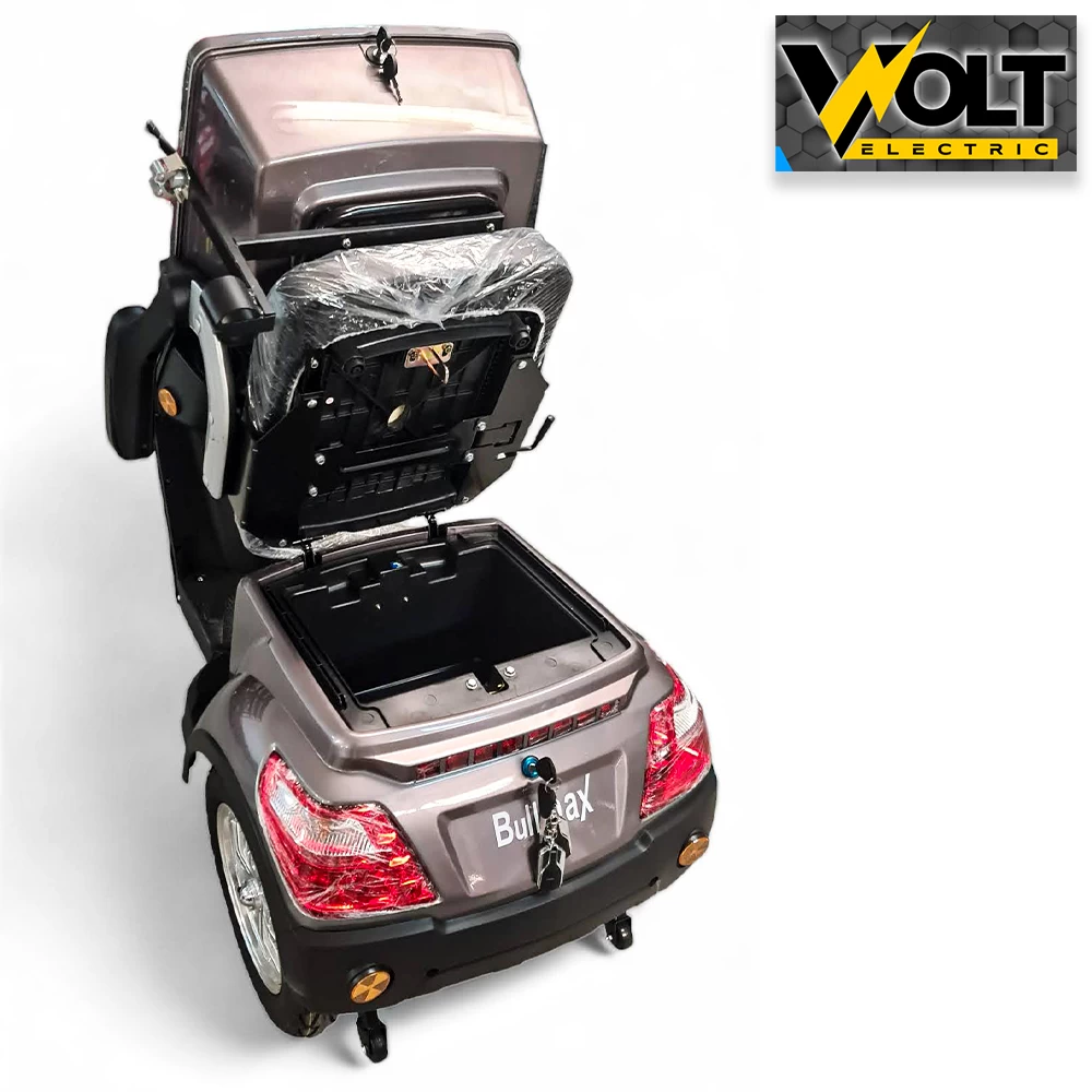 Луксозна електрическа триколка volt electric fm1, gray, рекуперация, магнитна спирачка
