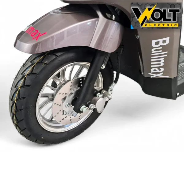 Луксозна електрическа триколка volt electric fm1, gray, рекуперация, магнитна спирачка