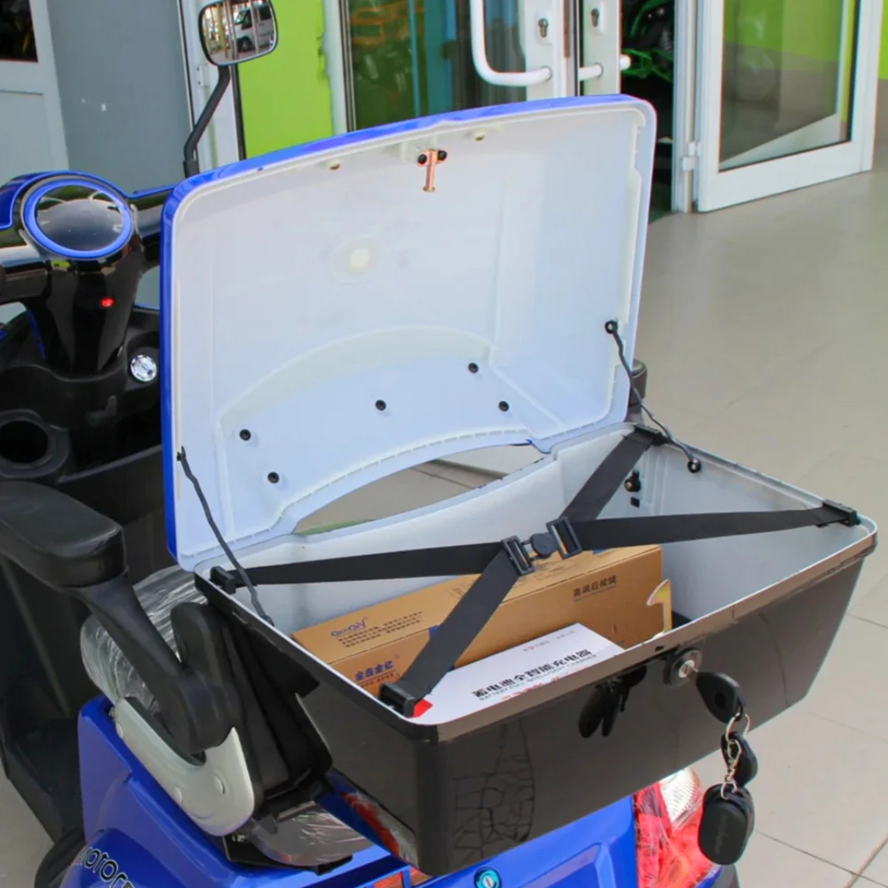 Електрическа триколка max motors fm1, 1500w, син металик