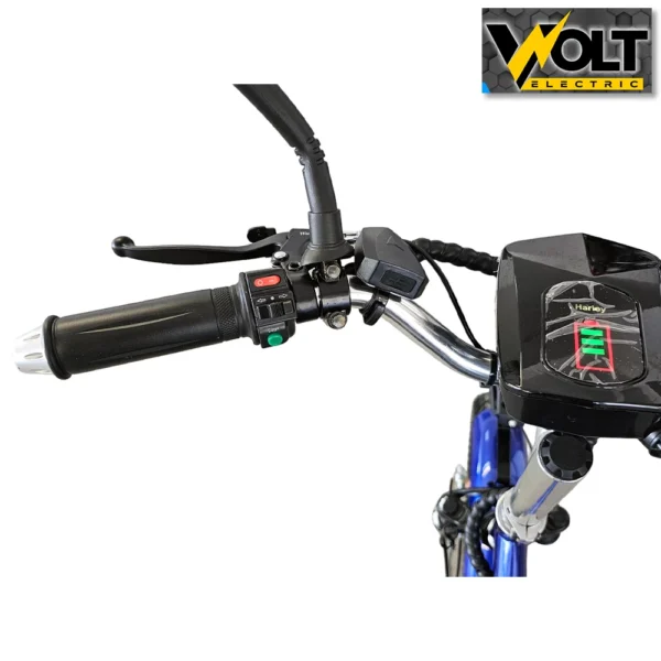 Електрическа триколка volt electric a3+ с два двигателя, задно задвижване, 1200w, 48v, blue