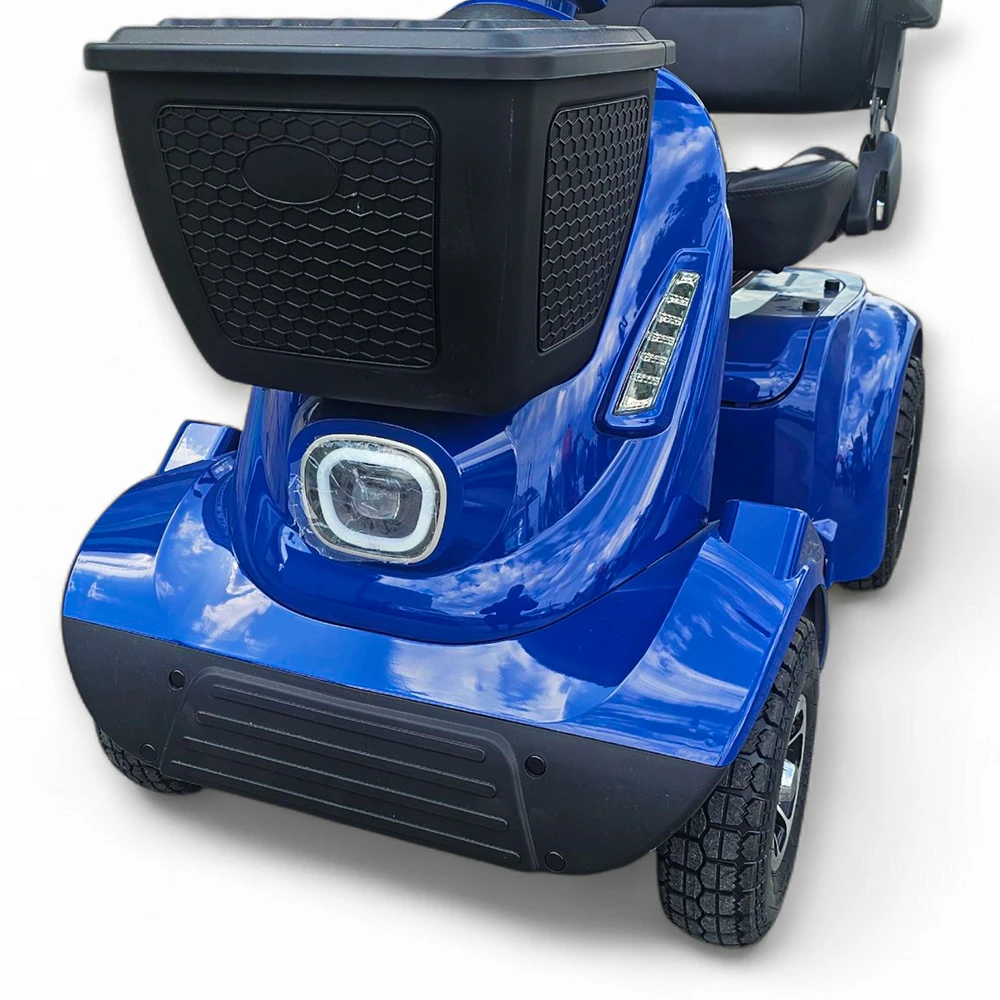 Инвалидна електрическа четириколка volt electric n3 admiral, 24v, 20ah, син металик