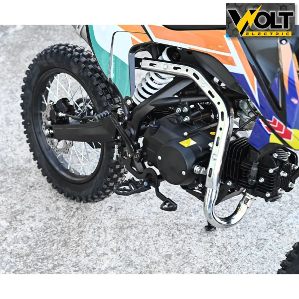Кросов мотор 125cc, 85км/ч, 7kw, ip54, 19" предни гуми, оранжев