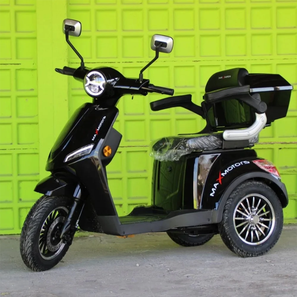 Електрическа триколка max motors fm1, 1500w, черна перла