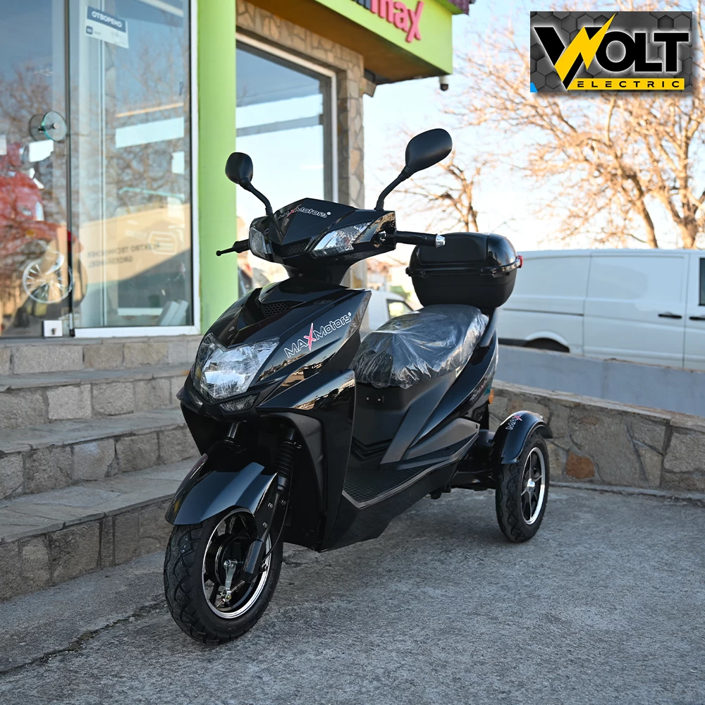 Електрически скутер триколка max motors sport 1500w black