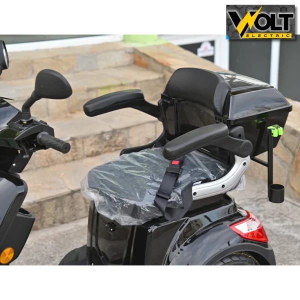 Луксозна електрическа триколка volt electric fm1, black, рекуперация, магнитна спирачка