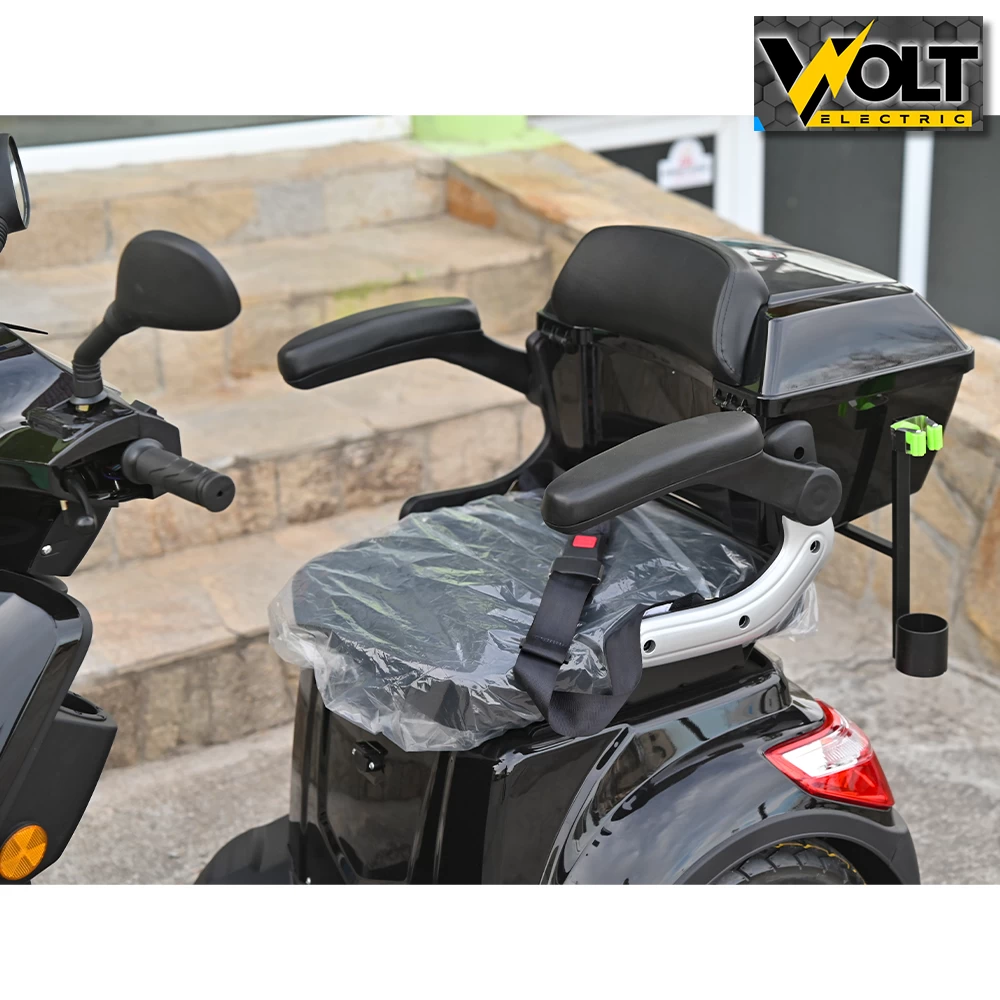 Луксозна електрическа триколка volt electric fm1, black, рекуперация, магнитна спирачка