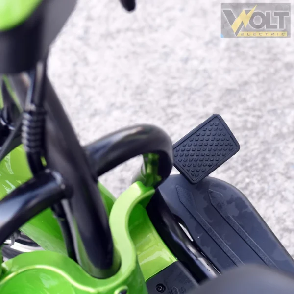 Двуместна електрическа триколка volt electric pudding pro, 1800w, зелена