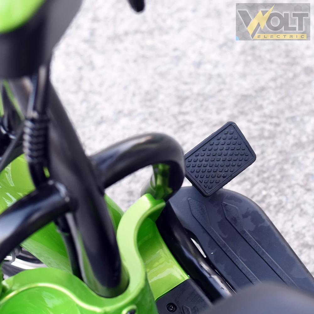 Двуместна електрическа триколка volt electric pudding pro, 1800w, зелена