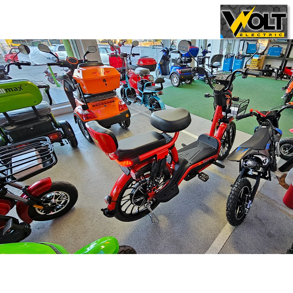 Електрически скутер велосипед с педали 20" джанти, bullmax snake, 750w, 48v, 20ah, red