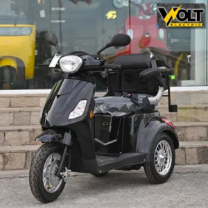 Луксозна електрическа триколка volt electric fm1, black, рекуперация, магнитна спирачка