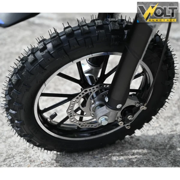 Детски бензинов кросов мотор, 50cc, dirt bike, двутактов двигател, син