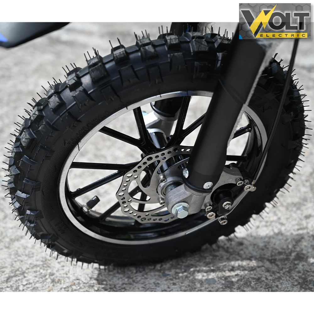 Детски бензинов кросов мотор, 50cc, dirt bike, двутактов двигател, син