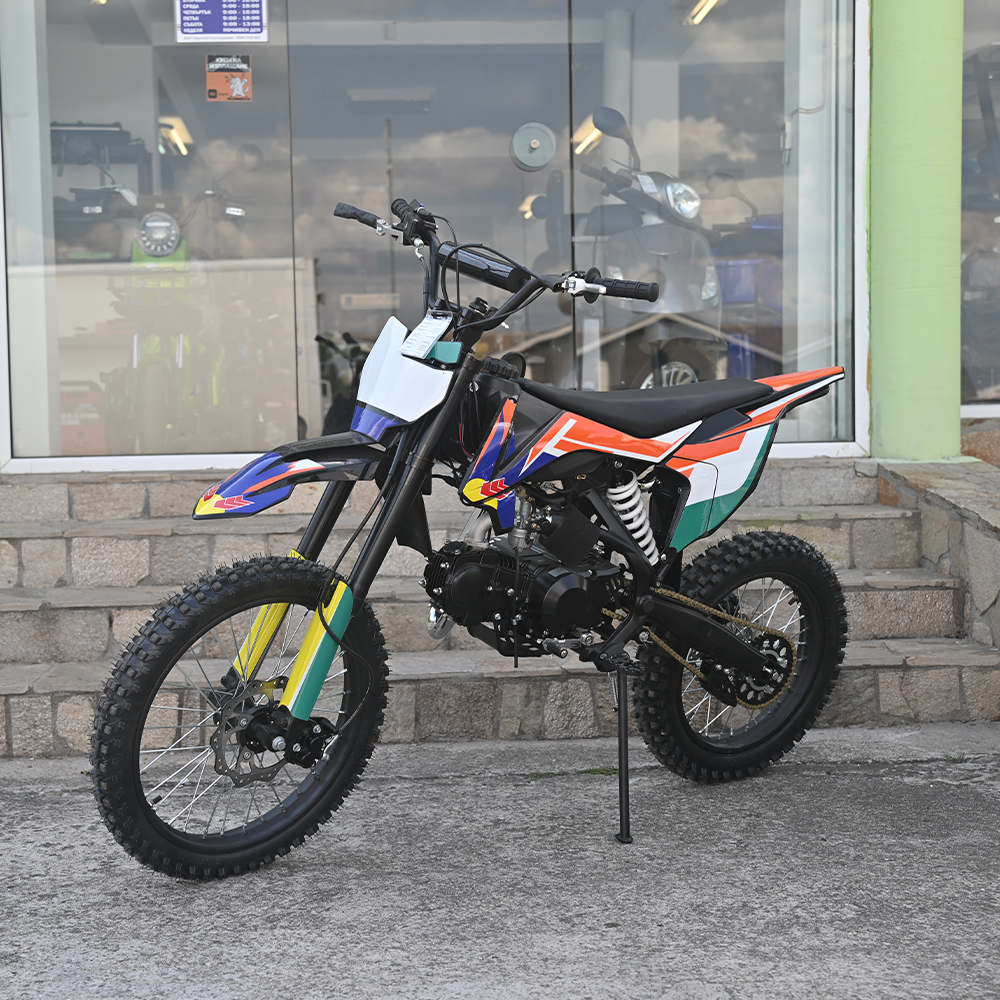 Кросов мотор 125cc, 85км/ч, 7kw, ip54, 19" предни гуми, оранжев