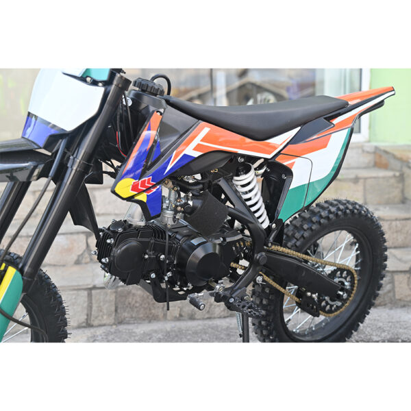 Кросов мотор 125cc, 85км/ч, 7kw, ip54, 19" предни гуми, оранжев