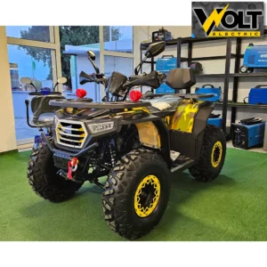 Бензиново АТВ bullmax 200cc, r/n/d автоматик, лебедка, теглич, маслено охлаждане, yellow camouflage