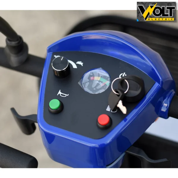 Електрическа четириколка volt electric n1, 500w, 24v, син цвят