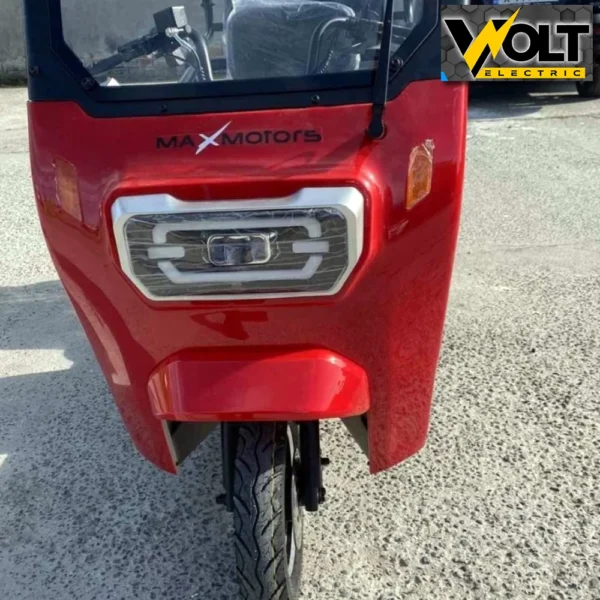 Електрическа триколка 2+1 Места, max motors 2000w, с покрив, радио, mp3, опция страници