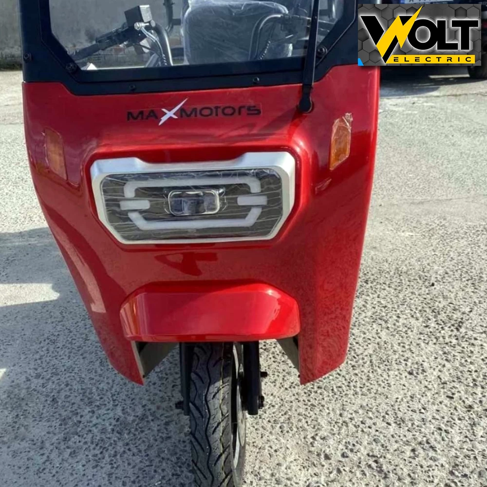 Електрическа триколка 2+1 Места, max motors 2000w, с покрив, радио, mp3, опция страници