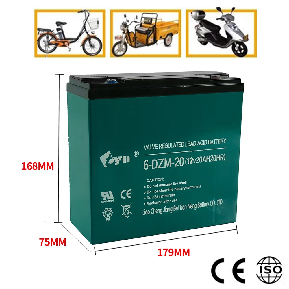 Акумулаторна батерия за електрически триколки и скутери 6 dzf 20, 12v / 20ah