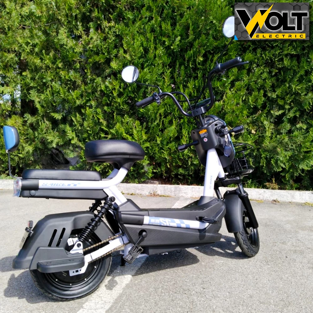 Електрически скутер мотопед с педали max motors super crown 750w, 20ah, без регистрация