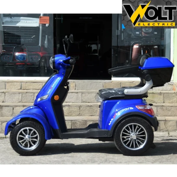 Електрическа четириколка max motors fm4 1500w, 60v, 20ah, blue