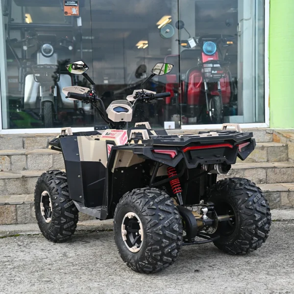 Двуместно бензиново atv bullmax zigo 150cc, Пустинна Буря, теглич, 7500rpm,55km/h