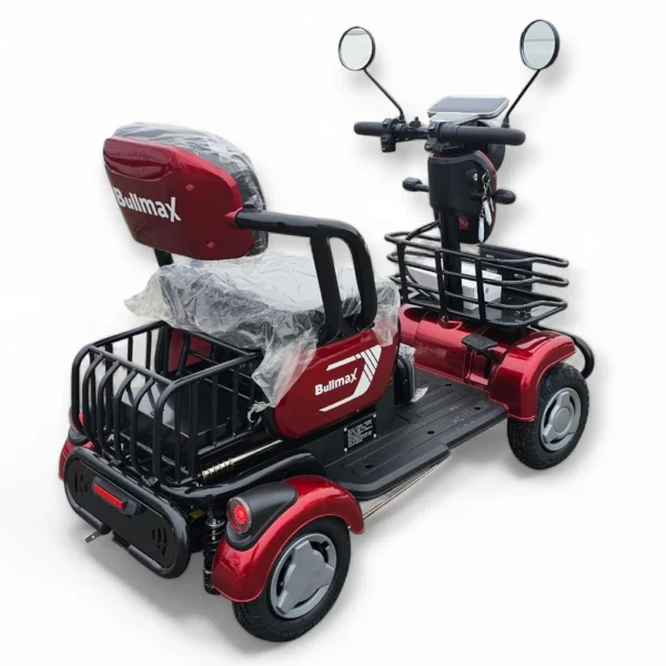 Електрическа четириколка bullmax a9, рекуперация, магнитна спирачка, 1500w, 48v/20ah