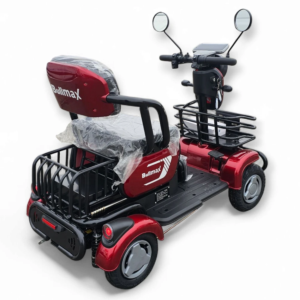 Електрическа четириколка bullmax a9, рекуперация, магнитна спирачка, 1500w, 48v/20ah