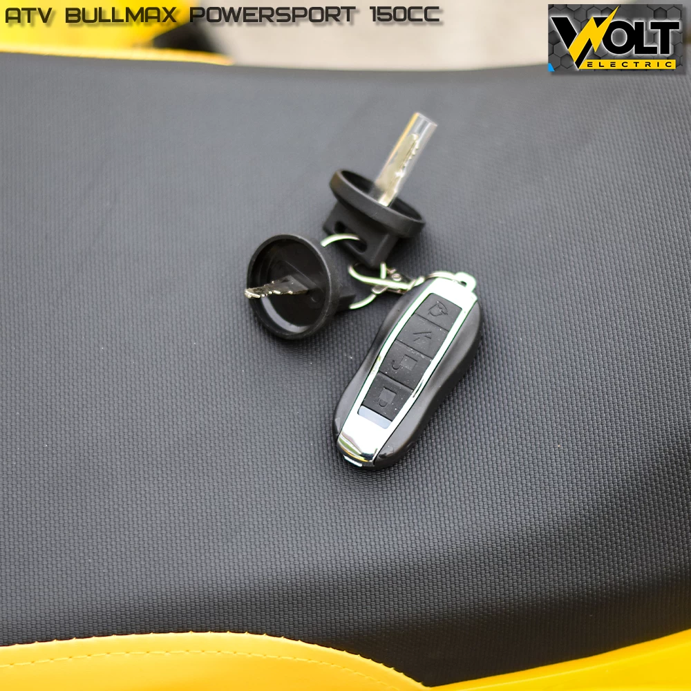 atv bullmax powersport 150cc, автоматични скорости, с теглич и цял заден стоп, зелен/сив