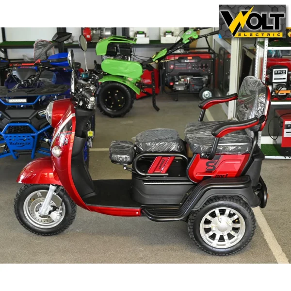 offroad триместна електрическа триколка max motors x2 led 1500w