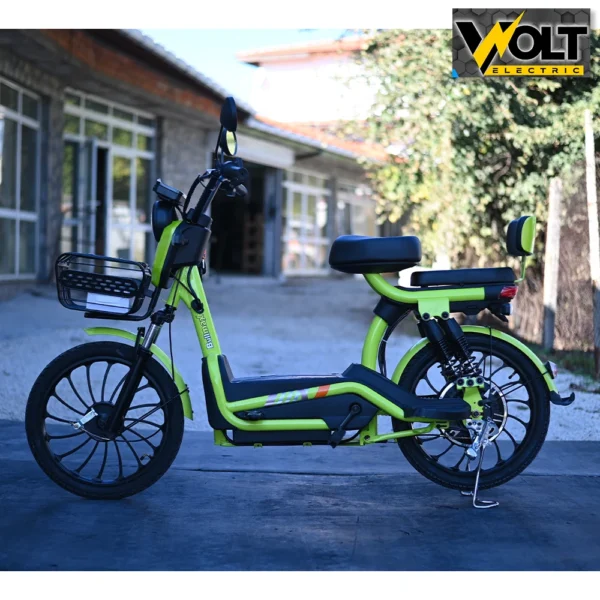 Електрически скутер велосипед с педали 20" джанти, bullmax snake, 750w, 48v, 20ah, green