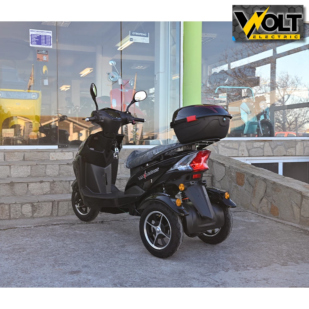 Електрически скутер триколка max motors sport 1500w black