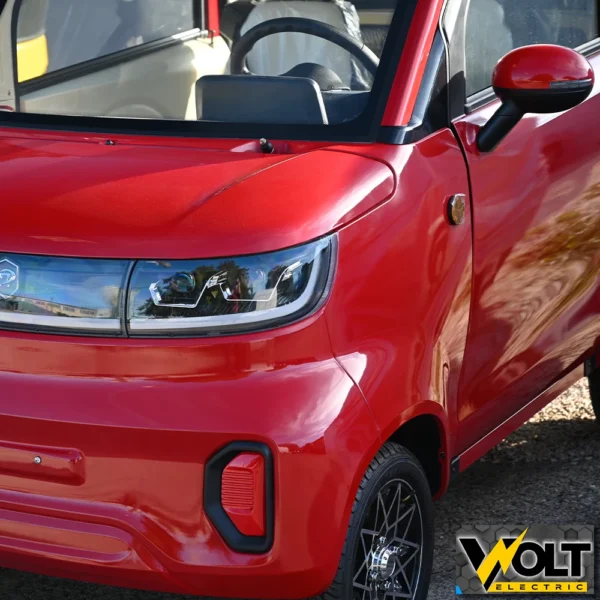 Електрически автомобил bullmax bn603, eec, l6e, 3000w, 72v, 105ah литиева батерия, червен
