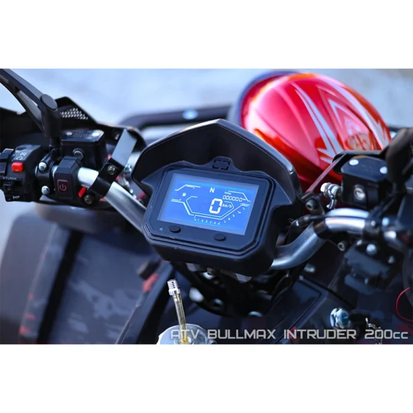 atv bullmax intruder 200cc, лебедка, теглич, подгрев на ръкохватките, red camouflage