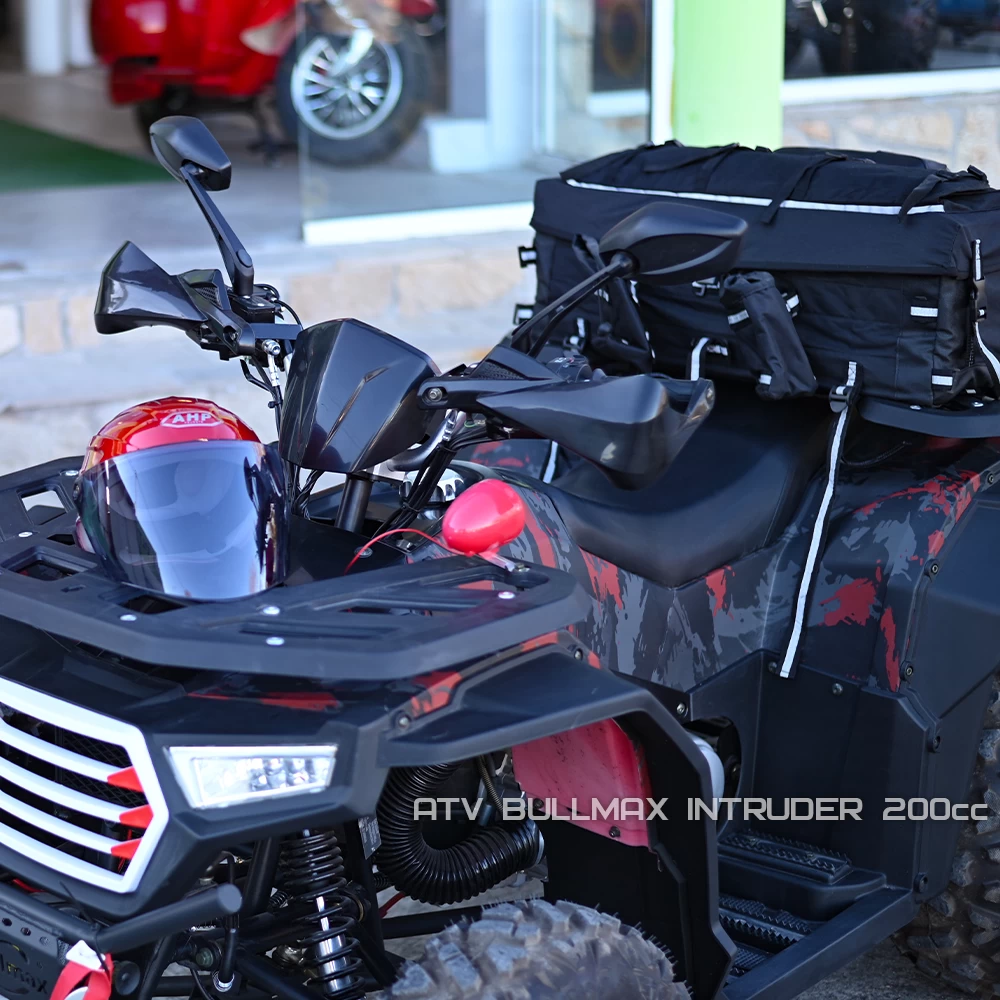 atv bullmax intruder 200cc, лебедка, теглич, подгрев на ръкохватките, red camouflage