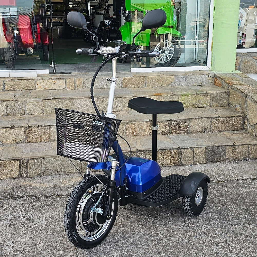 Електрическа триколка volt electric a2, 750w, 48v, син металик